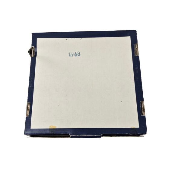 Vintage Bareuther Germany Bavarian China 1968 Christmas Plate Blue "The Chapel"" - Picture 9 of 9